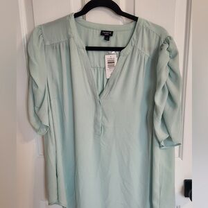 Torrid Mint Green Blouse